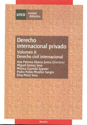 DERECHO INTERNACIONAL PRIVADO VOLUMEN II
