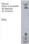 MANUAL SOBRE EL ENVASADO DE PESCADO EN CONSERVA
