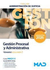 CUERPO DE GESTION PROCESAL Y ADMINISTRATIVA TEMARIO VOLUMEN 3