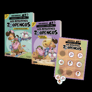PACK ZOOPENCOS TRES EN RAYA 2024: EL HUEVO DE ORO ROBADO + EL MONSTRUO DEL RÍO NESI + TRES EN RAYA