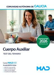 AUXILIAR ADMINISTRATIVO XUNTA DE GALICIA TEST DEL TEMARIO
