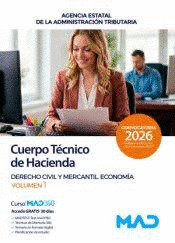 026 VOLUMEN 1 CUERPO TECNICO DE LA HACIENDA PUBLICA DERECHO CIVIL Y MERCANTIL ECONOMIA