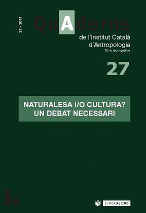REVISTA QUADERNS DE L'INSTITUT CATALÀ D'ANTROPOLOGIA Nº 27