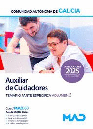 TEMARIO ESPECIFICO VOLUMEN 2 AUXILIAR DE CUIDADORES XUNTA DE GALICIA 2025