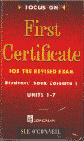 FOCUS FIRST CERTIFICATE. CASSETTES (2) CLASS