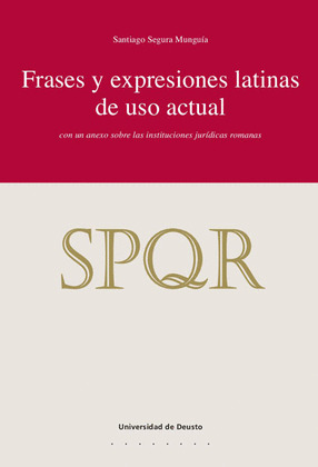FRASES Y EXPRESIONES LATINAS DE USO ACTUAL