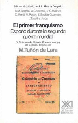 PRIMER FRANQUISMO, EL