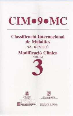 CIM-9-MC (CLASSIFICACIÓ INTERNACIONAL DE MALALTIES). NOVENA REVISIÓ. MODIFICACIÓ