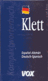 KOMPAKTWÖRTERBUCH KLETT ESPAÑOL-ALEMAN / DEUTSCH-SPANISH