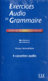 EXERCICES AUDIO DE GRAMMAIRE. 4 CASSETTES AUDIO. C4. INTERMEDIAIRE.
