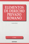 ELEMENTOS DE DERECHO PRIVADO ROMANO (4ª EDICION)