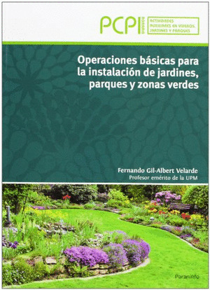 OPERACIONES BASICAS PARA INSTALACION DE JARDINES,