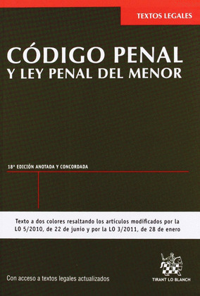 CODIGO PENAL Y LEY PENAL DEL MENOR