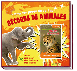 LIBRO CON JUEGO DE CARTAS: RECORDS DE ANIMALES