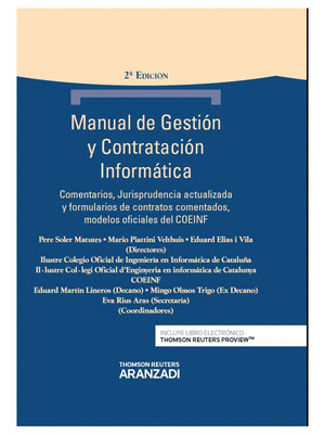 MANUAL DE GESTION Y CONTRATACION INFORMATICA (PAPEL + E-BOOK)