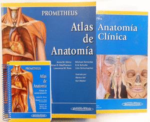 LOTE PROMETHEUS ATLAS DE ANATOMIA + FICHAS DE AUTOEVALUACION + ANATOMIA CLINICA