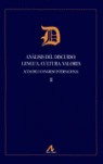 2VOL ANALISIS DISCURSO LENGUA CULTURA VALORES ACTA