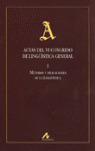 V 1 ACTAS VI CONGRESO DE LINGUISTICA GENERAL