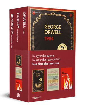 DISTOPÍAS MAESTRAS (PACK QUE INCLUYE: 1984. FAHRENHEIT 451 Y UN MUNDO FELIZ)