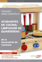 AYUDANTES DE COCINA - LIMPIADOR DE GUARDERÍAS DE LA GENERALITAT DE CATALUÑA. TEM