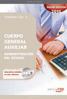 TEMARIO II. CUERPO GENERAL AUXILIAR DE LA ADMINISTRACIÓN DEL ESTADO. TEMARIO VOL. II.