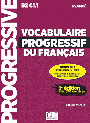 VOCABULAIRE PROGRESSIF DU FRANÇAIS 3º EDITION - LIVRE + CD AUDIO + APPLI NIVEAU
