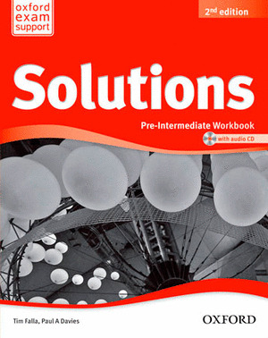 SOLUTIONS 2ND EDITION PRE-INTERMEDIATE. WORKBOOK CD PACK