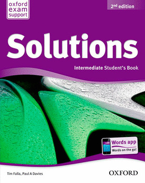 SOLUTIONS, INTERMEDIATE. STUDENT'S BOOK (B1-B2) 3N