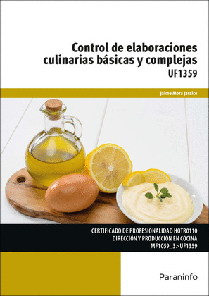 CONTROL DE ELABORACIONES CULINARIAS BÁSICAS Y COMPLEJAS