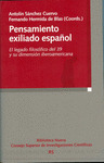 PENSAMIENTO EXILIADO ESPAÑOL