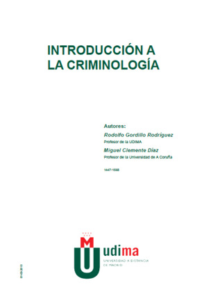 INTRODUCCIÓN A LA CRIMINOLOGÍA