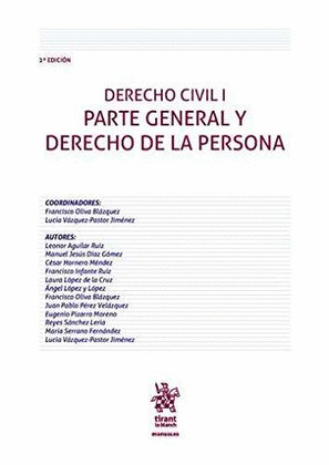 DERECHO CIVIL I PARTE GENERAL Y DERECHO DE LA PERSONA 2ª EDICION 2016