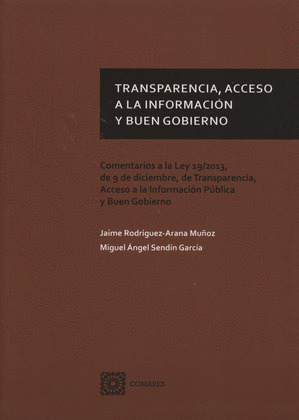 TRANSPARENCIA, ACESSO A LA INFORMACIÓN Y BUEN GOBIERNO