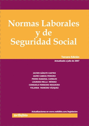 NORMAS LABORALES Y DE SEGURIDAD SOCIAL. 2007