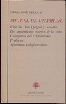 ENSAYOS (VIDA DE DON QUIJOTE Y SANCHO ; DEL SENTIMIENTO TRÁGICO DE LA VIDA ; LA