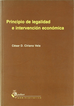 PRINCIPIO LEGALIDAD E INTERVENCION