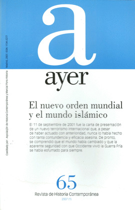 NUEVO ORDEN MUNDIAL Y EL MUNDO ISLAMICO, EL