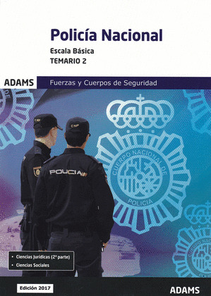 TEMARIO 2 POLICIA NACIONAL. ESCALA BASICA
