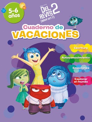 DISNEY PIXAR INSIDE OUT 2.(DEL REVÉS 2). CUADERNO DE VACACIONES (5-6 AÑOS). CUADERNO DE VACACIONES