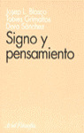 SIGNO Y PENSAMIENTO