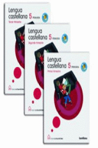 LENGUA,  5º PRIMARIA. OBRA POR TRIMESTRES (MOCHILA LIGERA)
