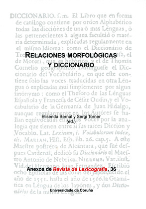 RELACIONES MORFOLÓGICAS Y DICCIONARIO