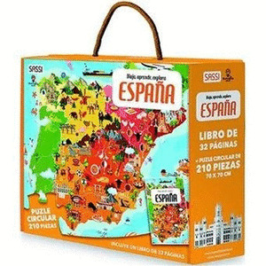ESPAÑA PUZLE 210 VIAJA APRENDE EXPLORA