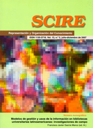 MODELOS DE GESTIÓN Y USOS DE LA INFORMACIÓN EN BIBLIOTECAS UNIVERSITARIAS LATINO