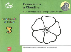 CONOCEMOS A CLAUDINA. 3 AÑOS. CONGREGACIÓN DE JESÚS-MARÍA