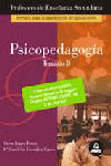 CUERPO DE PROFESORES DE ENSEÑANZA SECUNDARIA, PSICOPEDAGOGIA. TEMARIOB
