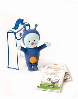 PACK PUPI 2 LIBROS + PELUCHE: PUPI QUIERE SER FUTBOLISTA / PUPI Y EL MONSTRUO DE LA VERGUENZA