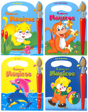 COLORES MAGICOS (COLECCION 4 TITULOS: LA GRANJA. LOS ANIMALES. EL MAR LOS JUGUETES)