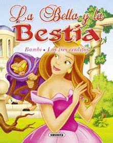 BELLA Y BESTIA-BAMBI-3 CERDITOS.(3 CTOS.CLASICOS).REF:012-1