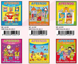 APRENDO CON LUCAS.CONTAR Y CALCULAR.(6 TITULOS) REF:445-6